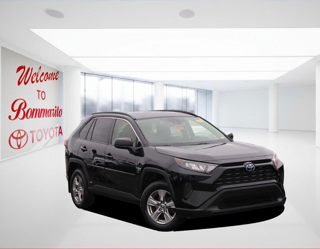 Certified Used 2022 Midnight Black Metallic Toyota Hybrid LE AWD (Natl) image 2