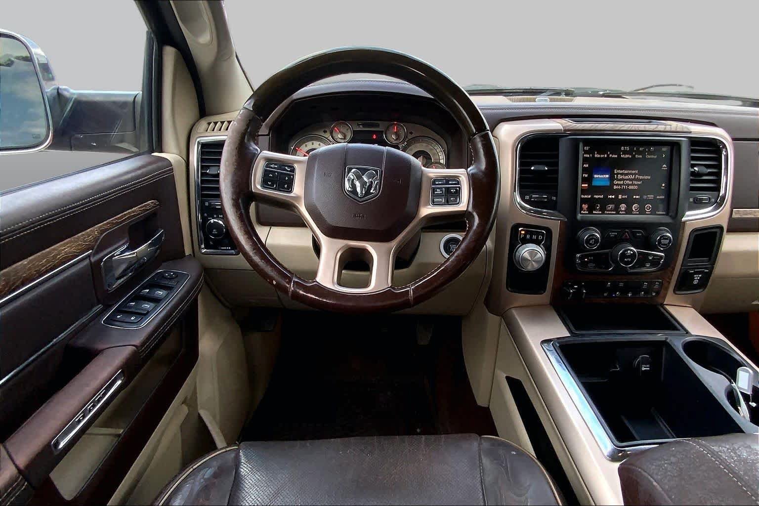 Used 2015 Deep Cherry Red Crystal Pearlcoat Ram Laramie Longhorn image 6