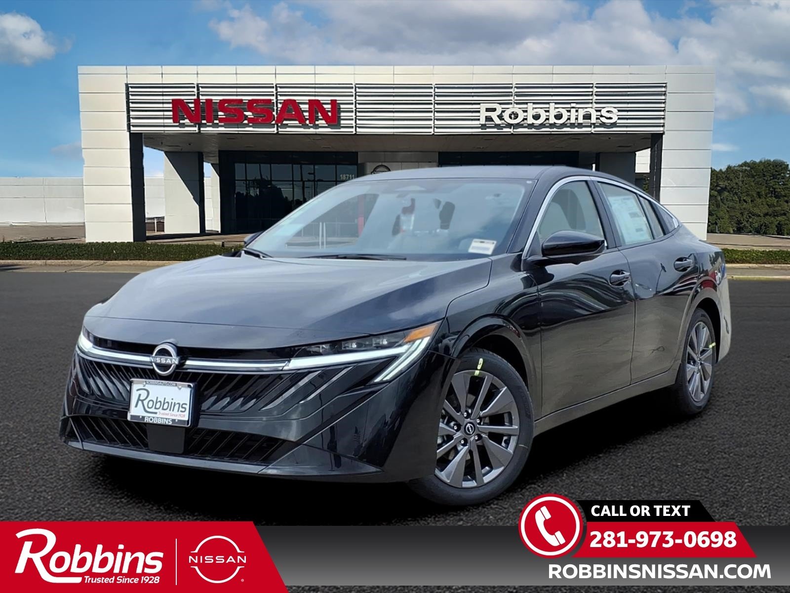 2026 Nissan Sentra SL Black at Robbins Nissan