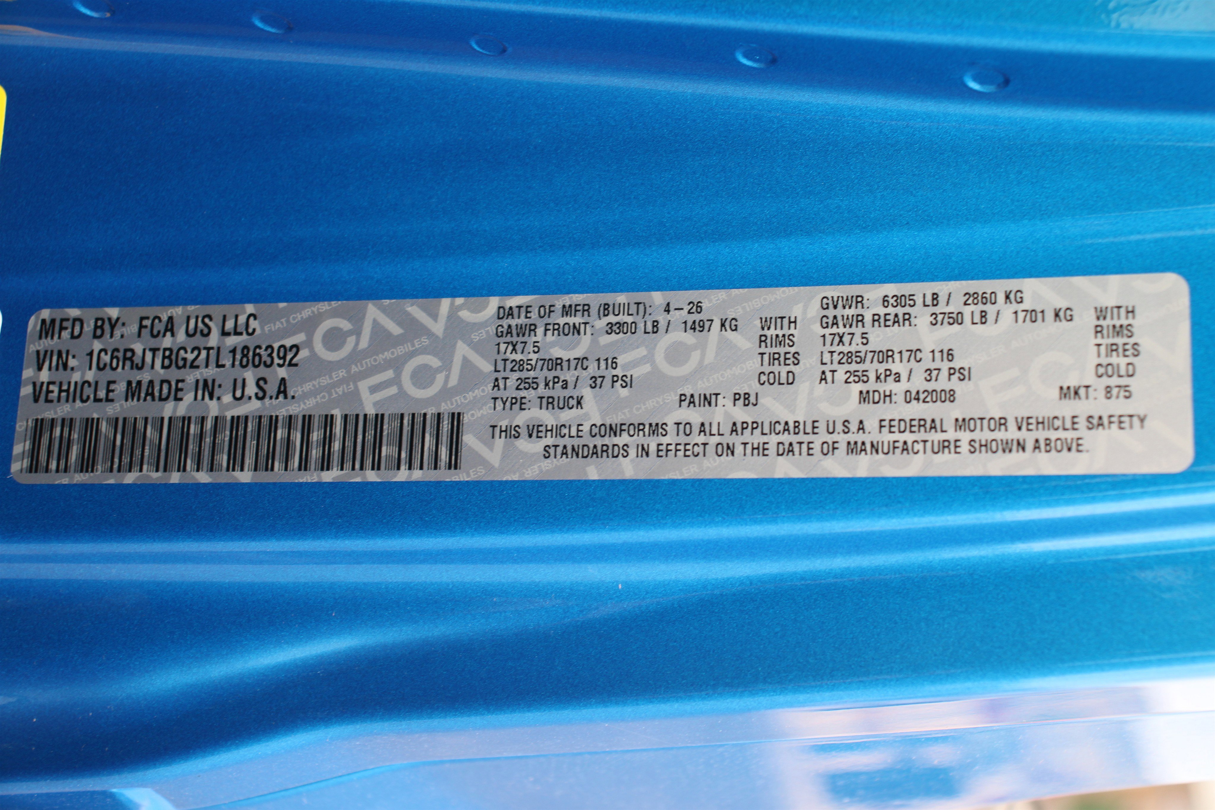 New 2026 Hydro Blue Pearl-Coat Exterior Paint Jeep Rubicon X image 42