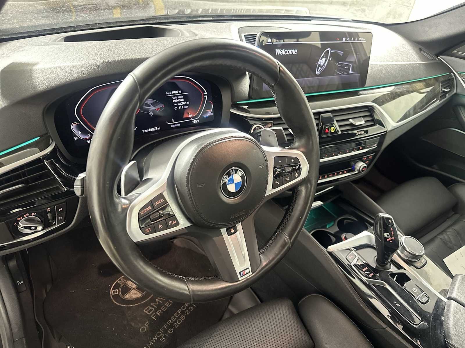 Certified Used 2023 Dark Graphite Metallic BMW 540i xDrive image 12