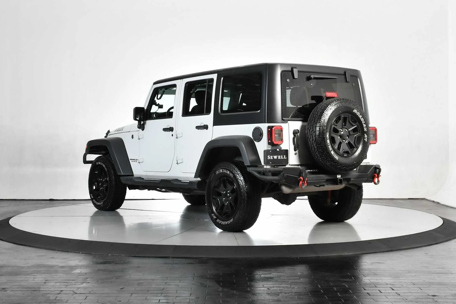 Used 2017 Bright White Clearcoat Jeep Willys Wheeler image 4