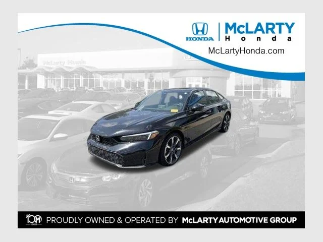 Certified Used 2025 Crystal Black Pearl Honda Sport Touring image 1