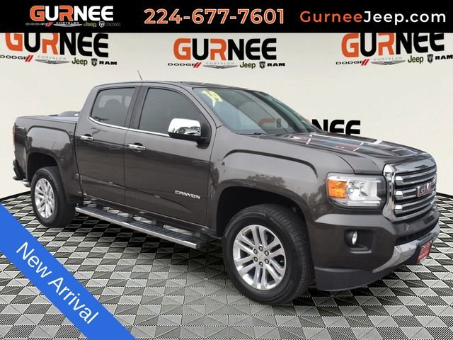 Gray 2019 GMC Canyon Pickup Truck Four-Wheel Drive 8-Speed Automatic