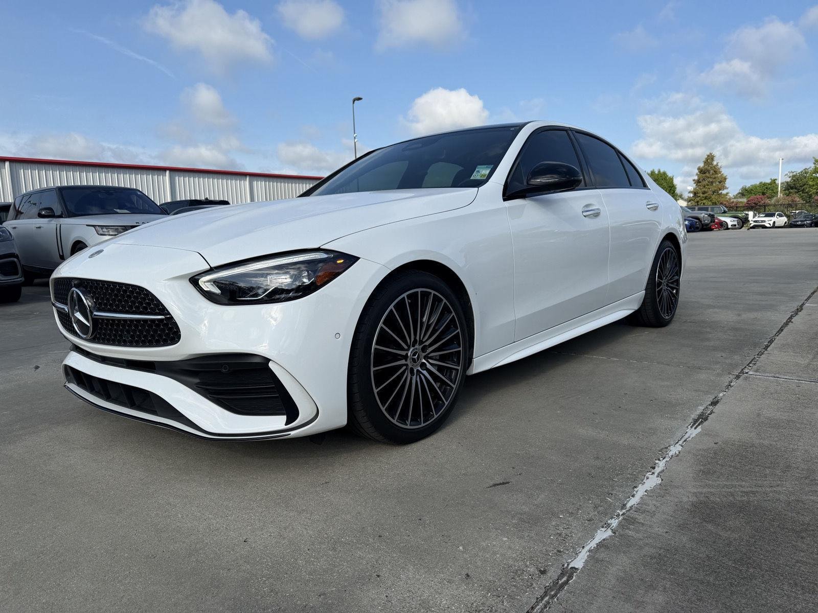 Certified Used 2023 Polar White Mercedes-Benz C 300 image 3