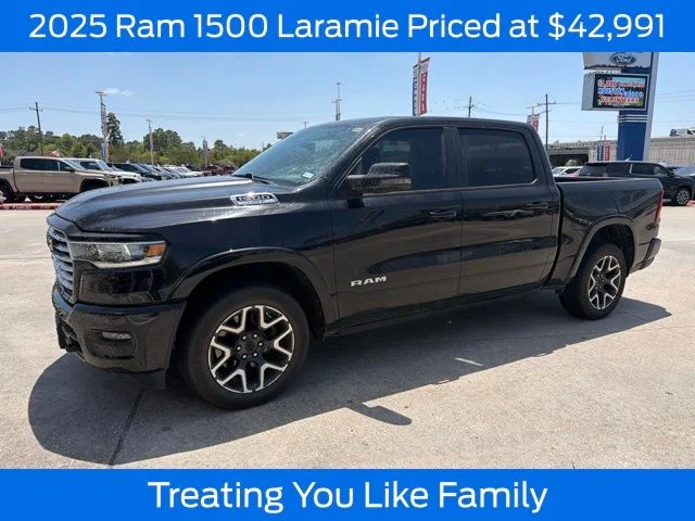 Used 2025 Diamond Black Ram Laramie image 1