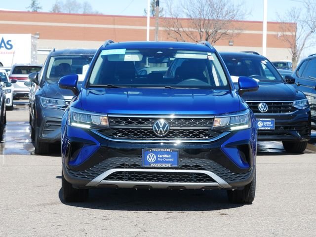 Certified 2023 Volkswagen Taos SE with VIN 3VVNX7B24PM301811 for sale in Inver Grove Heights, Minnesota