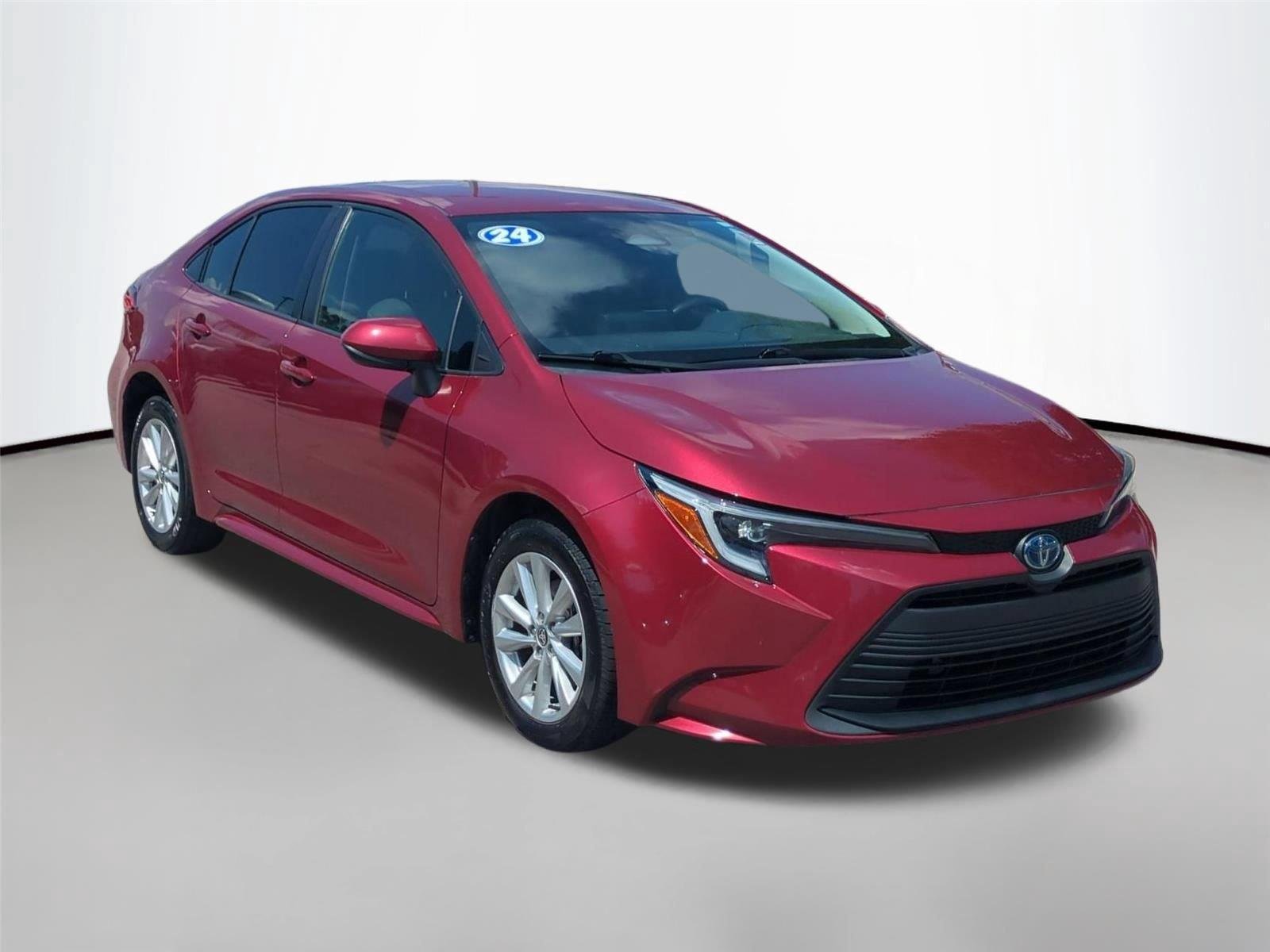 Used 2024 Ruby Flare Pearl Toyota Hybrid LE image 7