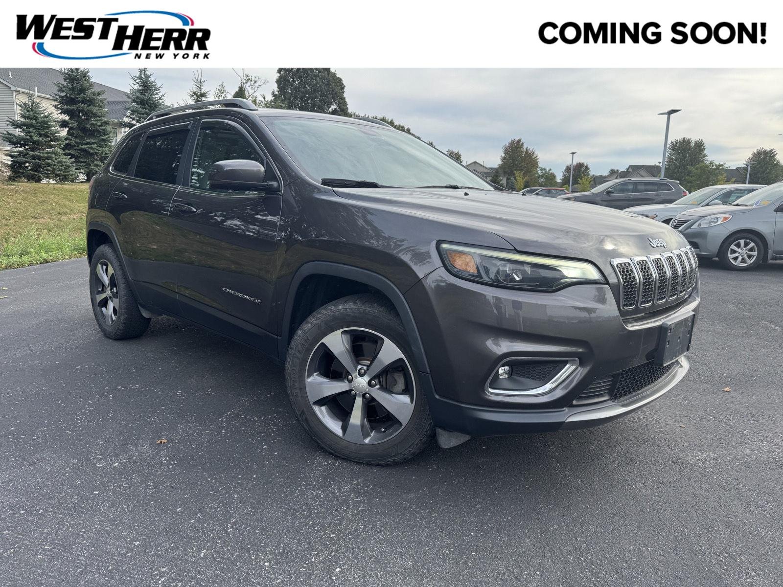 Used 2019 Granite Crystal Metallic Clearcoat Jeep Limited image 1