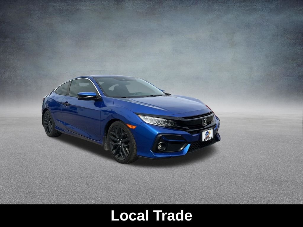 Used 2020 Aegean Blue Metallic Honda Si image 8
