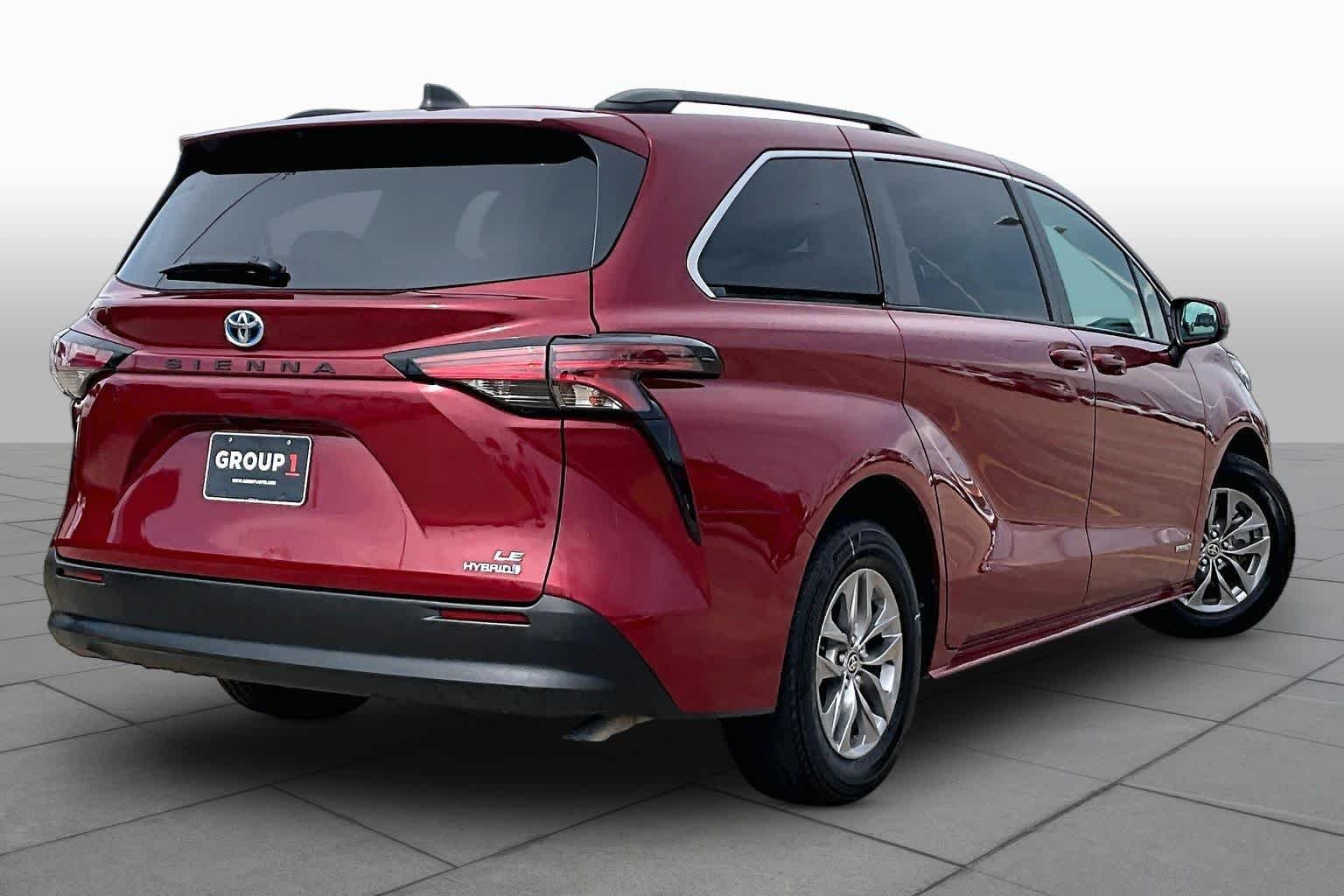 Used 2021 Ruby Flare Pearl Toyota LE image 13