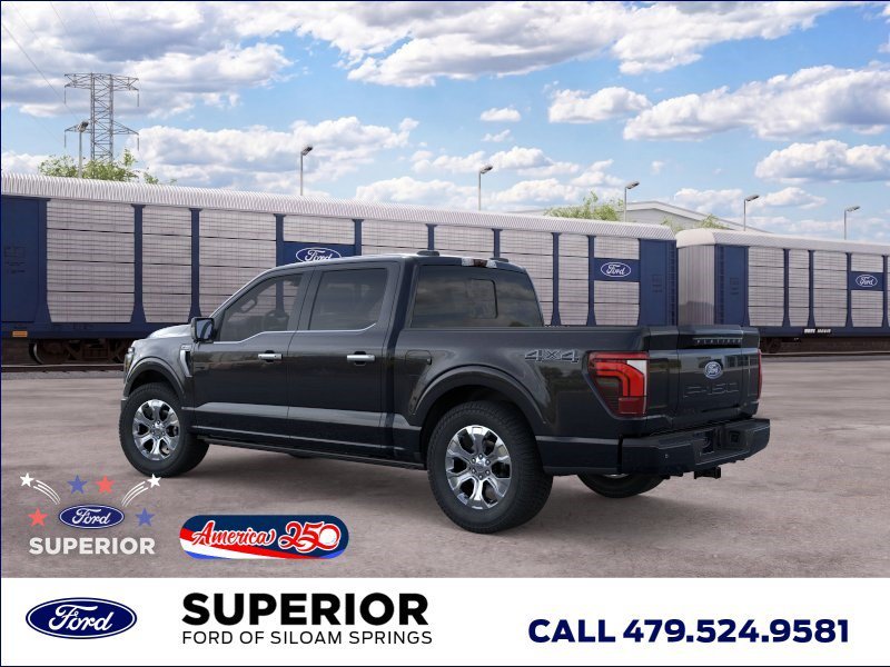 New 2026 Agate Black Metallic Ford Platinum 4WD image 4