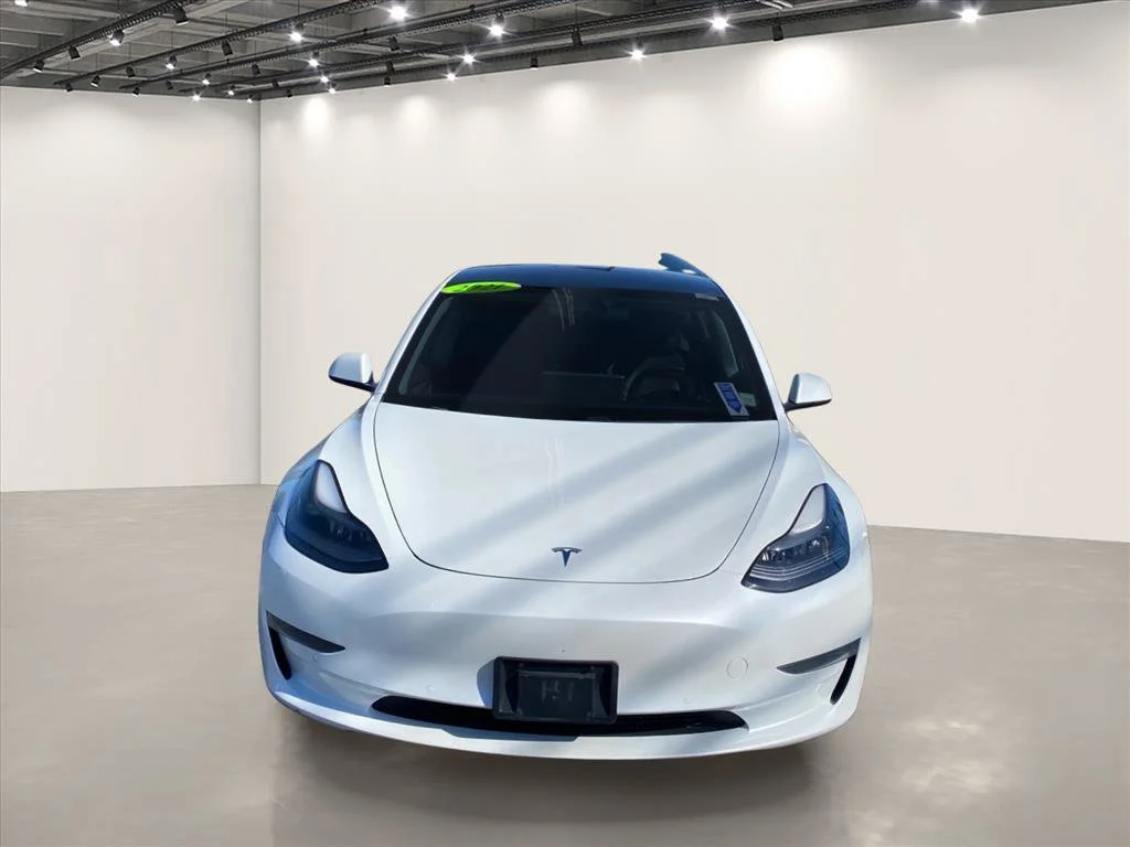 Used 2021 Pearl White Multi-Coat Tesla Long Range image 2
