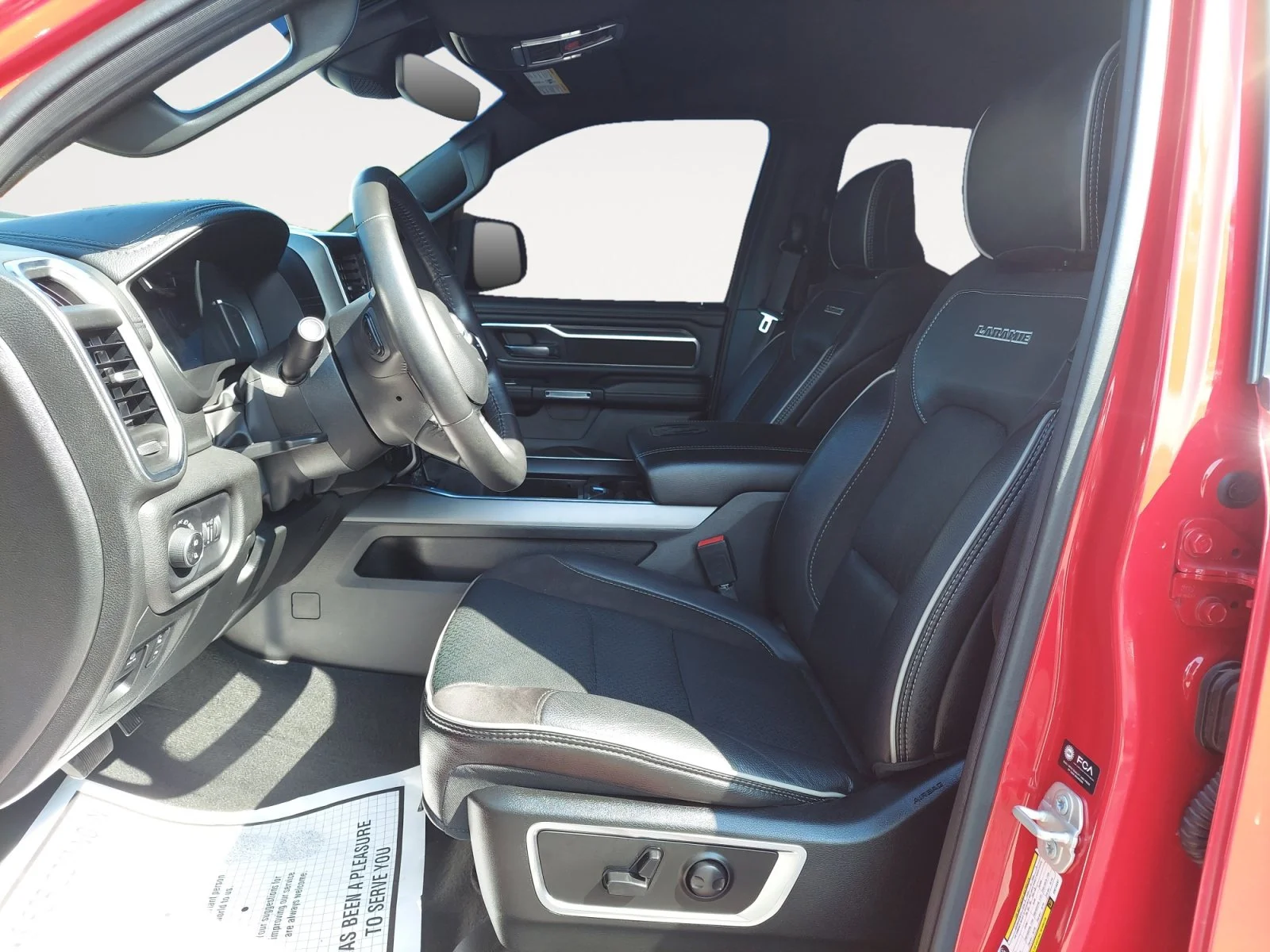 Used 2024 Flame Red Clearcoat Ram Laramie image 23