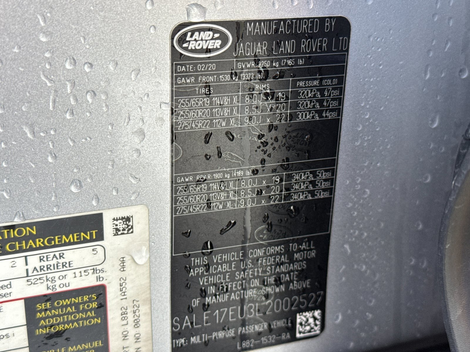 Used 2020 Indus Silver Metallic Land Rover First Edition image 28
