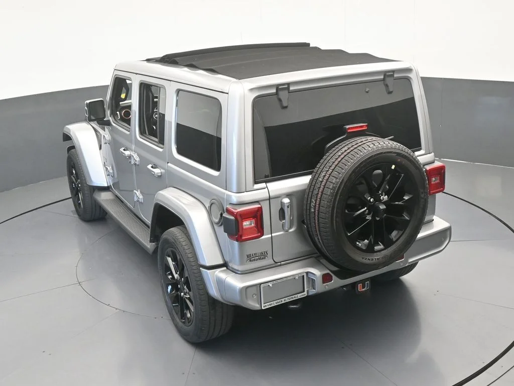 Used 2021 Billet Silver Metallic Clearcoat Jeep Unlimited Sahara High Altitude image 50