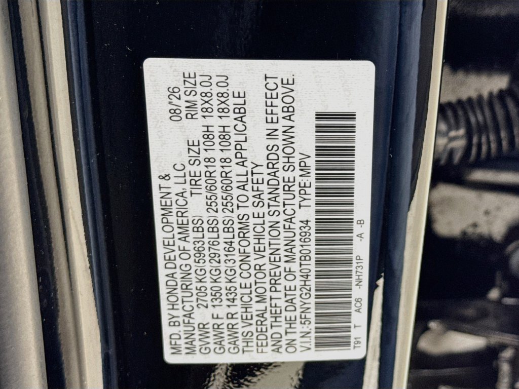 New 2026 Black Honda EX-L image 42