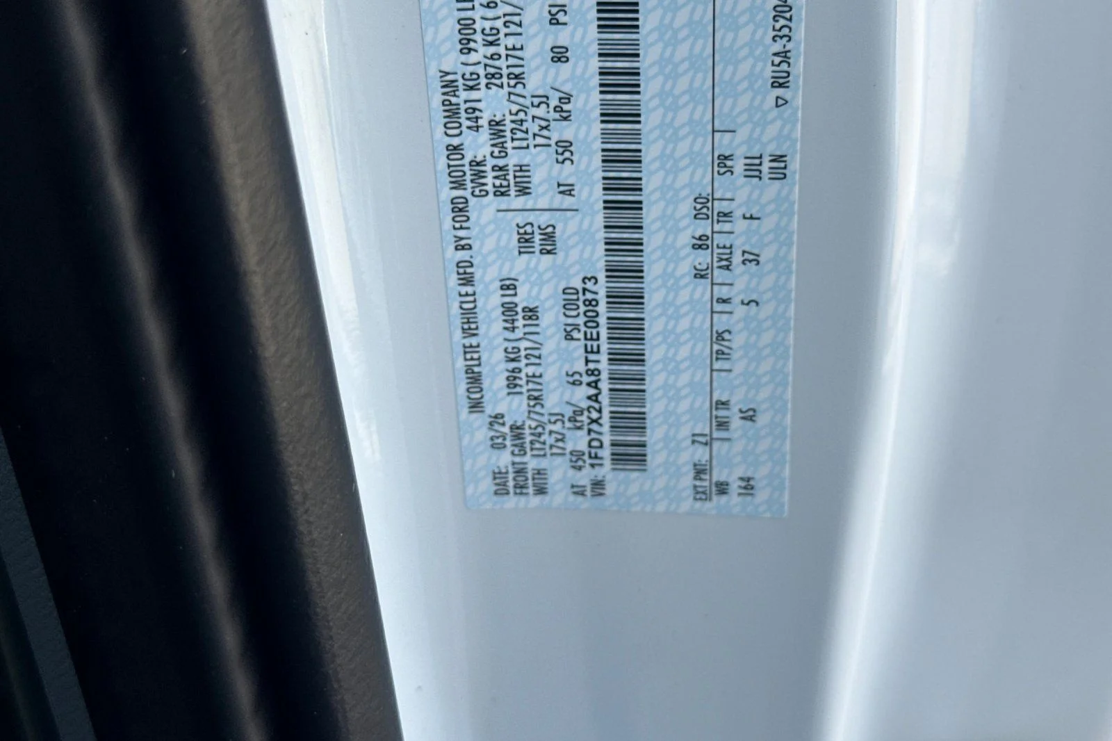 New 2026 Oxford White Ford F-250® XL image 25