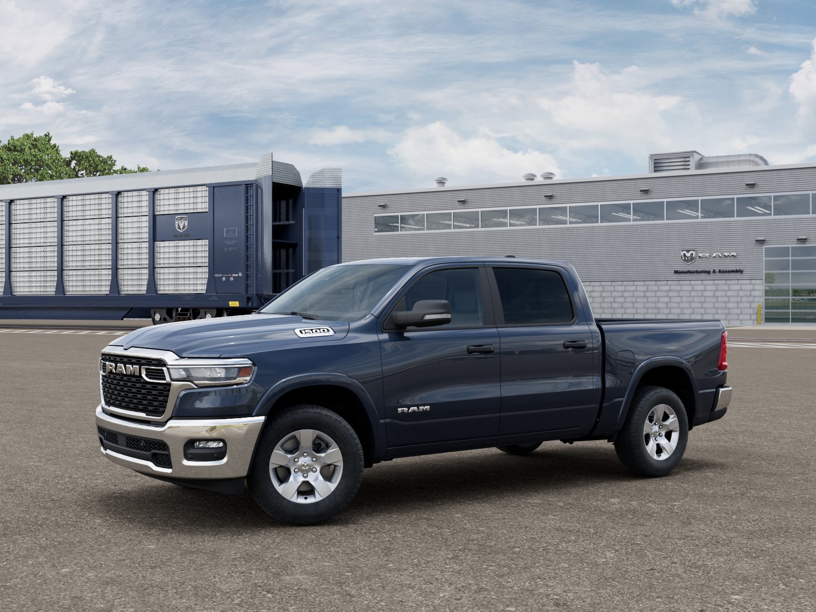 New 2026 Forged Blue Metallic Exterior Paint RAM LONE STAR image 1