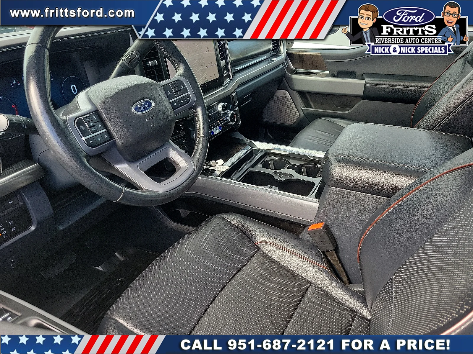 Used 2024 Gray Metallic Ford Lariat image 4