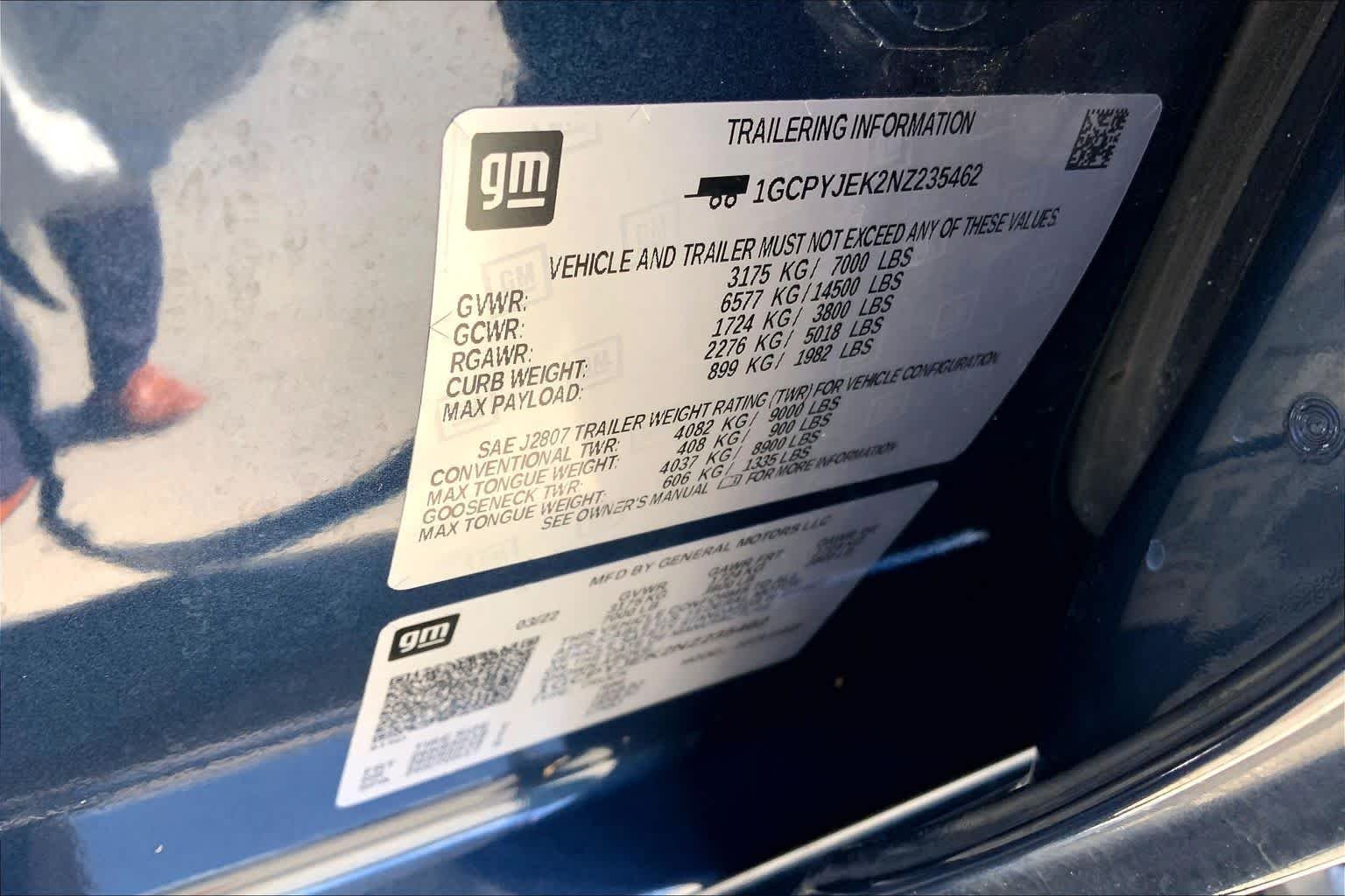 Used 2022 Northsky Blue Metallic Chevrolet LT image 52