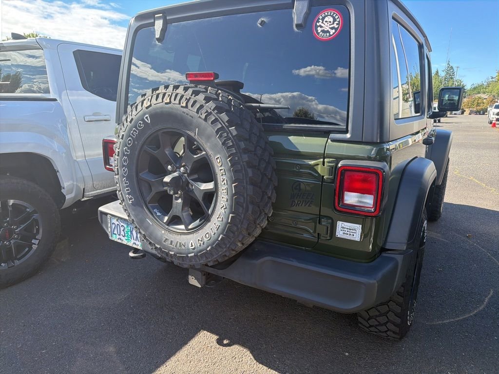Used 2021 Sarge Green Clearcoat Jeep Willys image 4