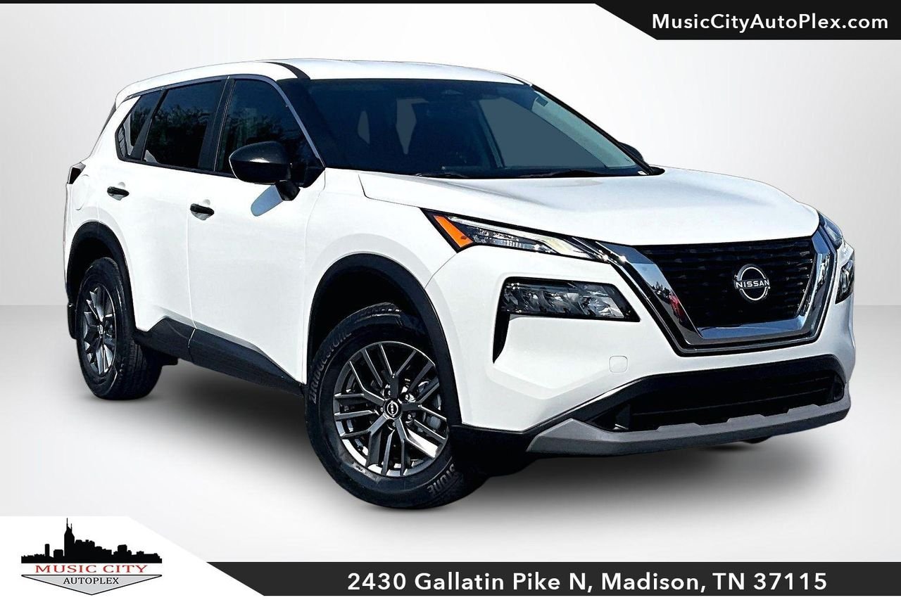 Used 2023 Glacier White Nissan S FWD image 1