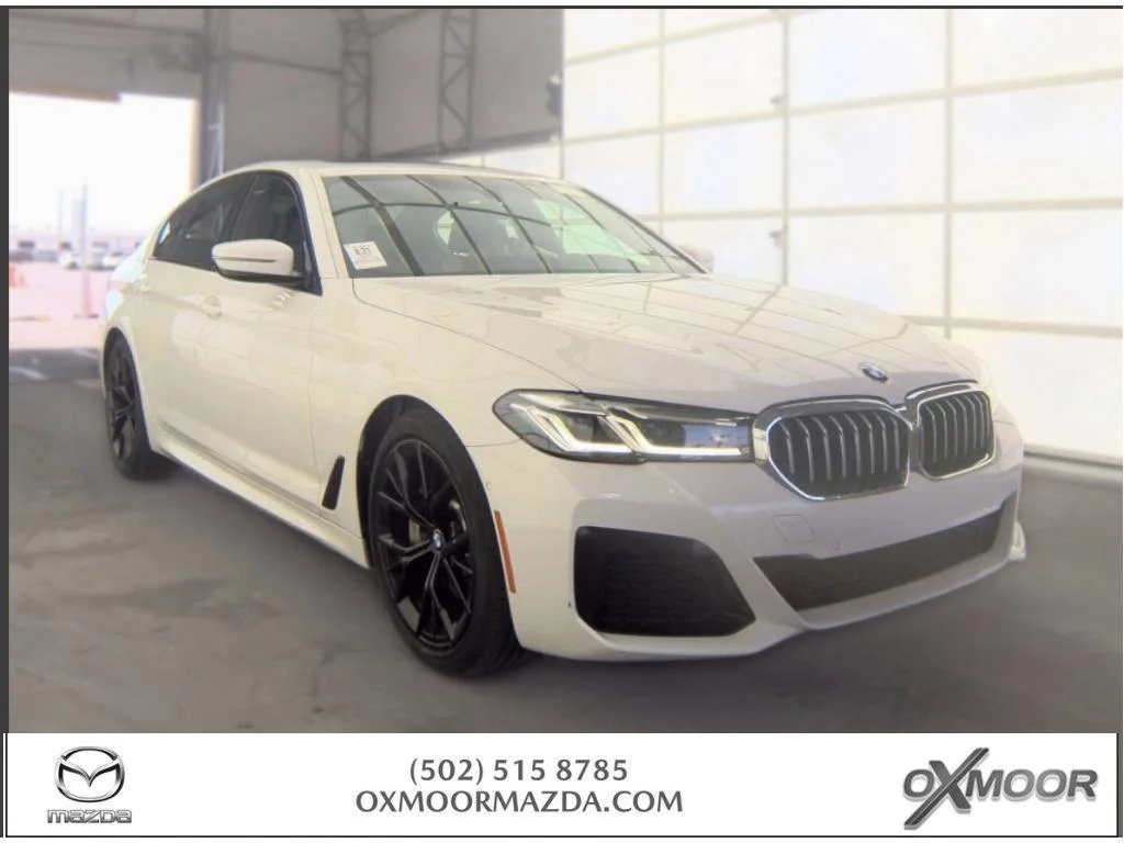 Used 2023 Alpine White BMW 530i xDrive image 1