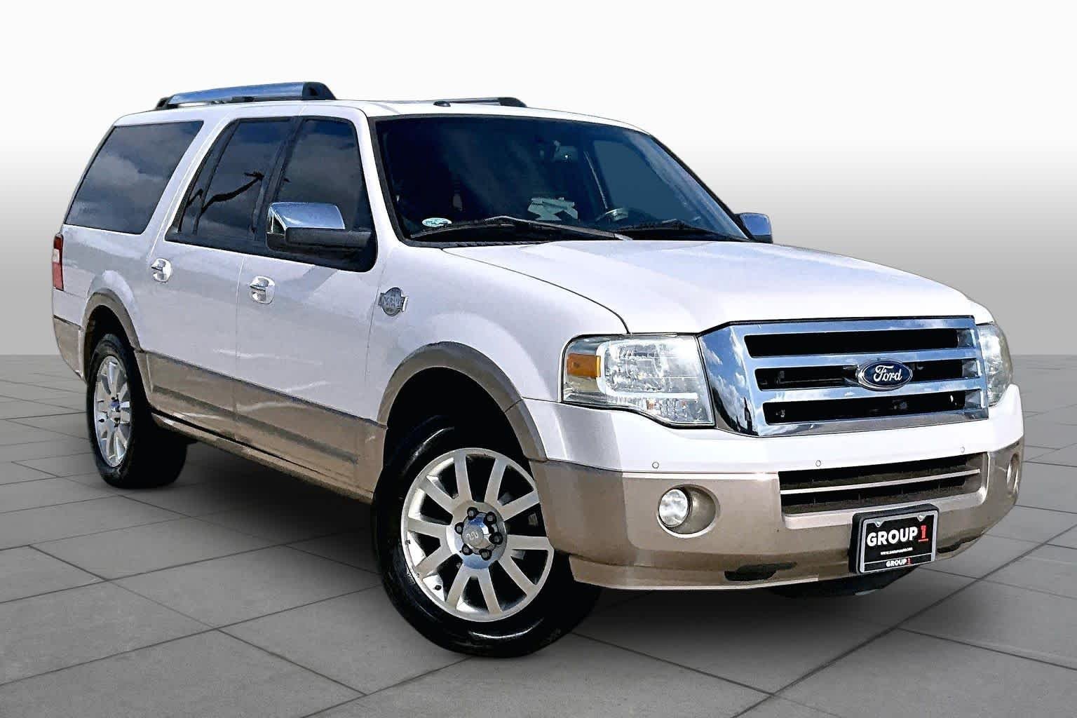 Used 2013 White Platinum Metallic Tri-Coat Ford King Ranch image 3
