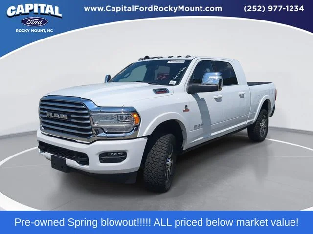 Used 2023 White Ram Limited Longhorn image 1
