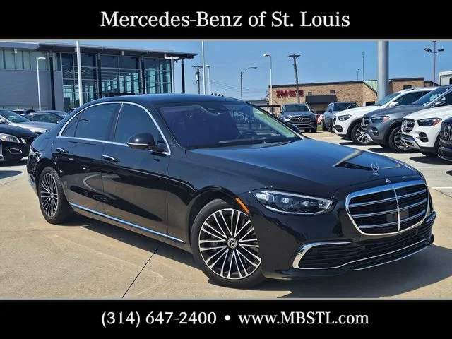 Used 2021 Black Mercedes-Benz S 580 image 1
