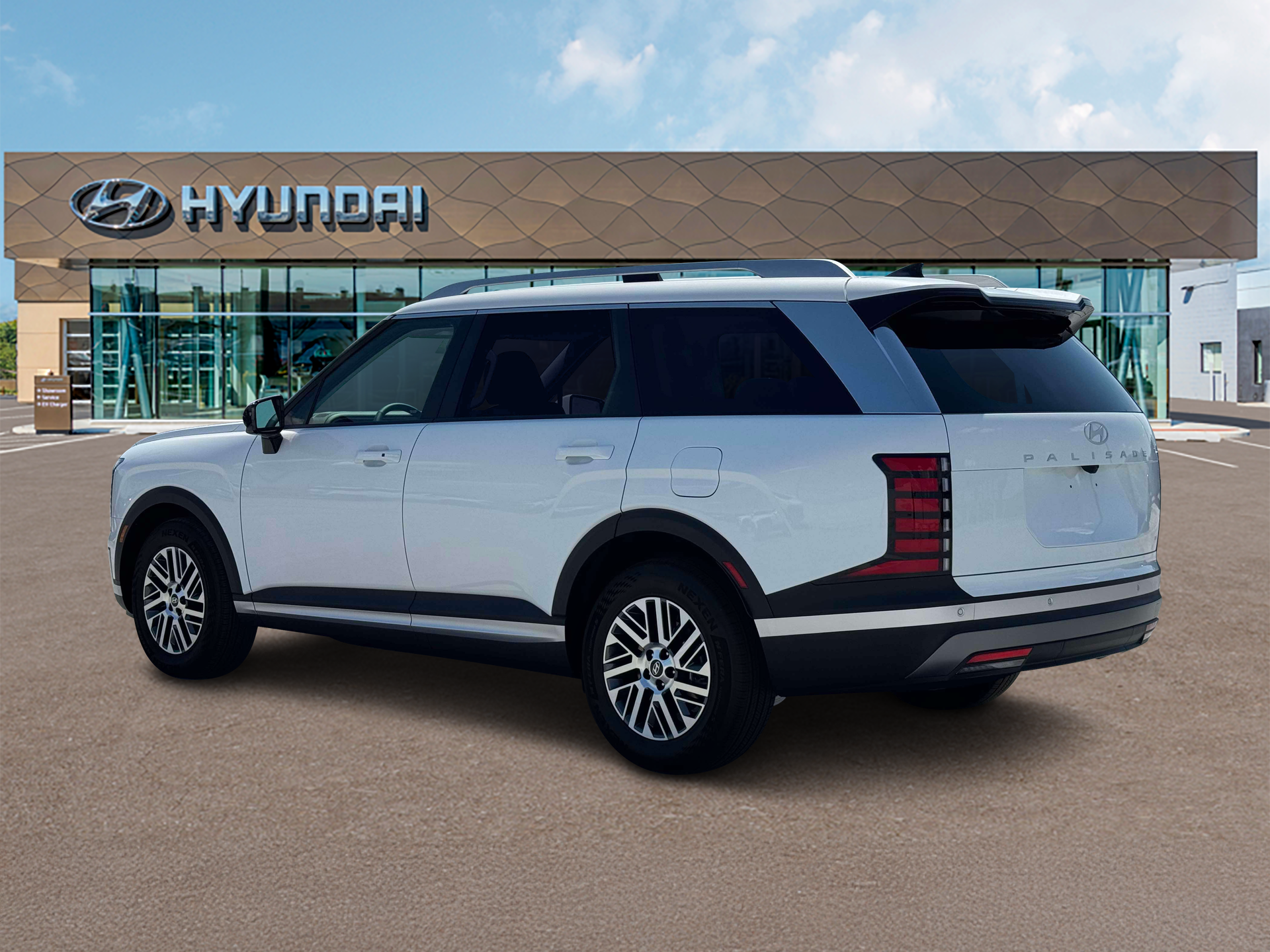 New 2027 White Hyundai SEL AWD image 4