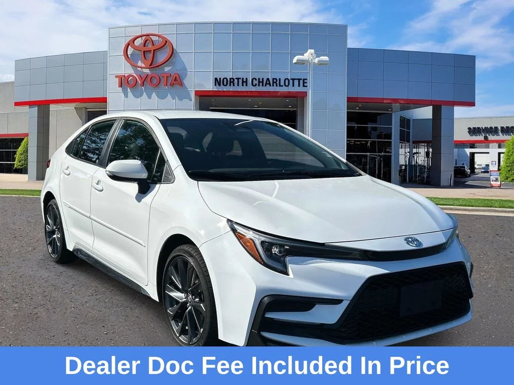 Certified Used 2024 White Toyota SE image 1
