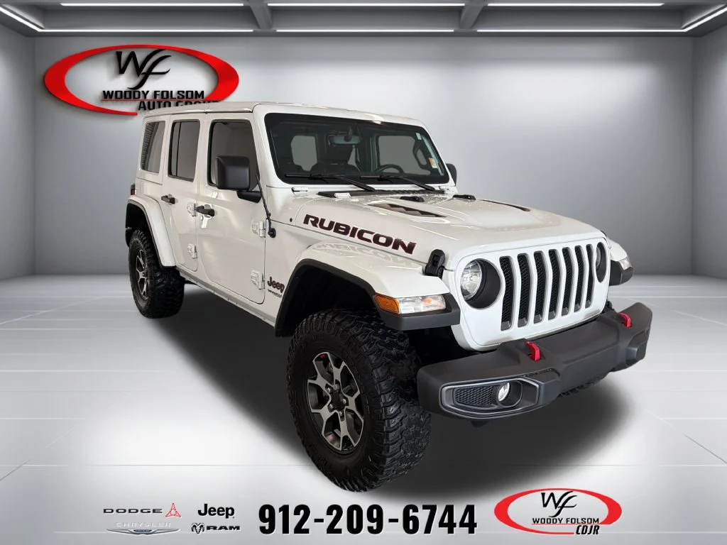 Used 2022 White Jeep Unlimited Rubicon image 1