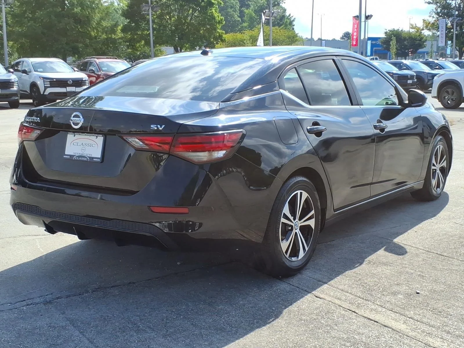 Used 2021 Super Black Nissan SV image 7