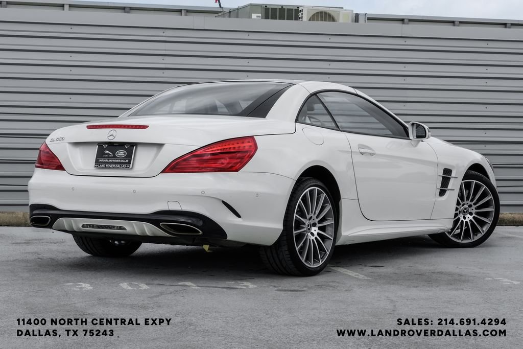 Used 2018 White Mercedes-Benz SL 550 image 8