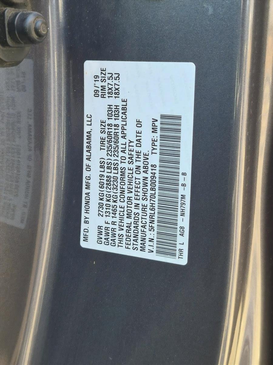 Used 2020 Silver/Gray Honda EX-L image 20