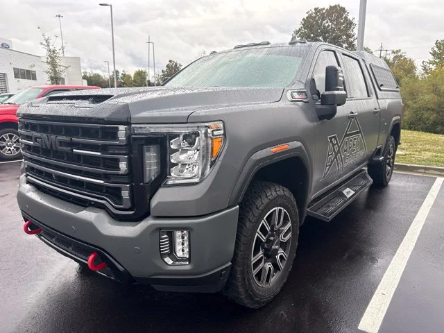 Used 2023 Pacific Blue Metallic GMC AT4 image 3