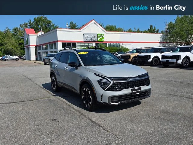 Certified Used 2024 Gray Kia X-Line image 1