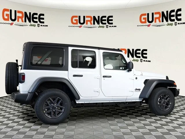 New 2026 Bright White Clear-Coat Exterior Paint Jeep Sport S image 37
