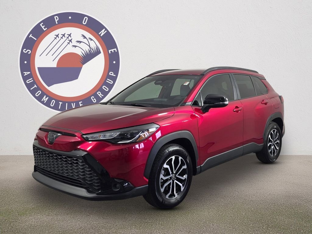 Used 2025 Red Toyota Hybrid SE image 2