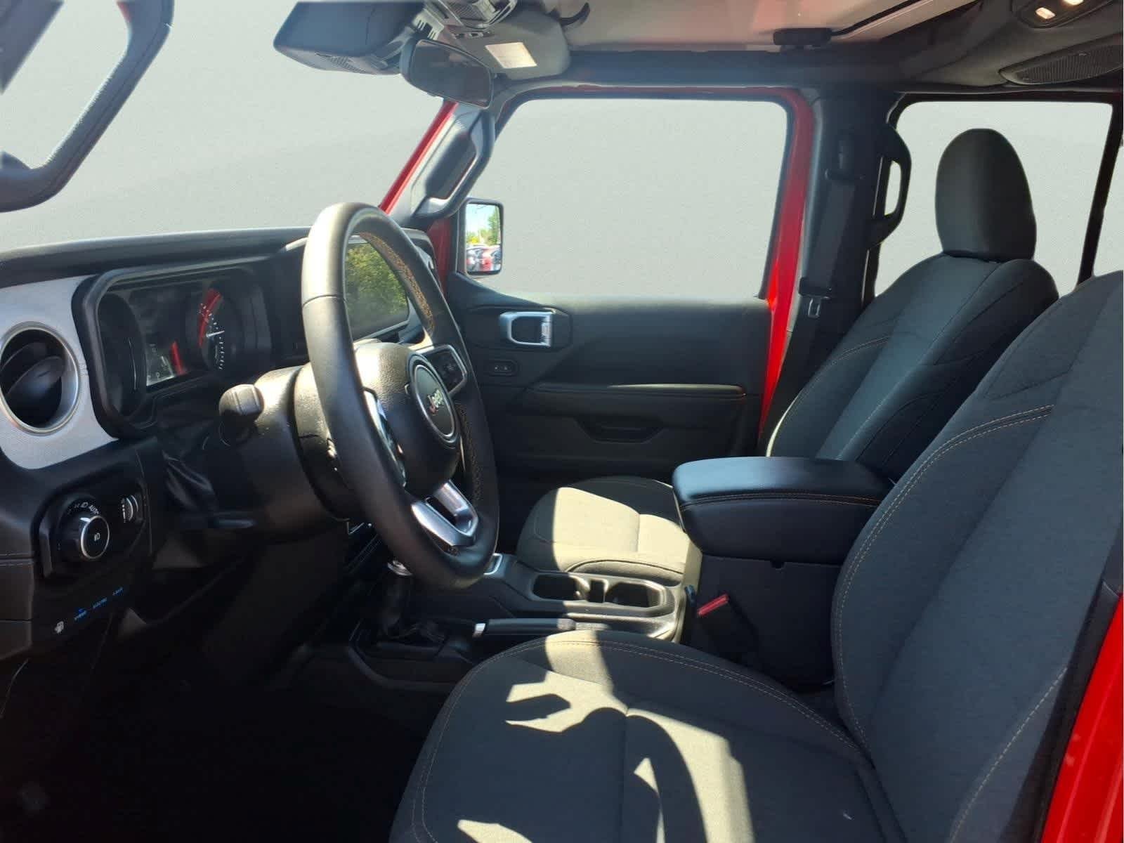 Used 2024 Firecracker Red Clearcoat Jeep Sahara image 18