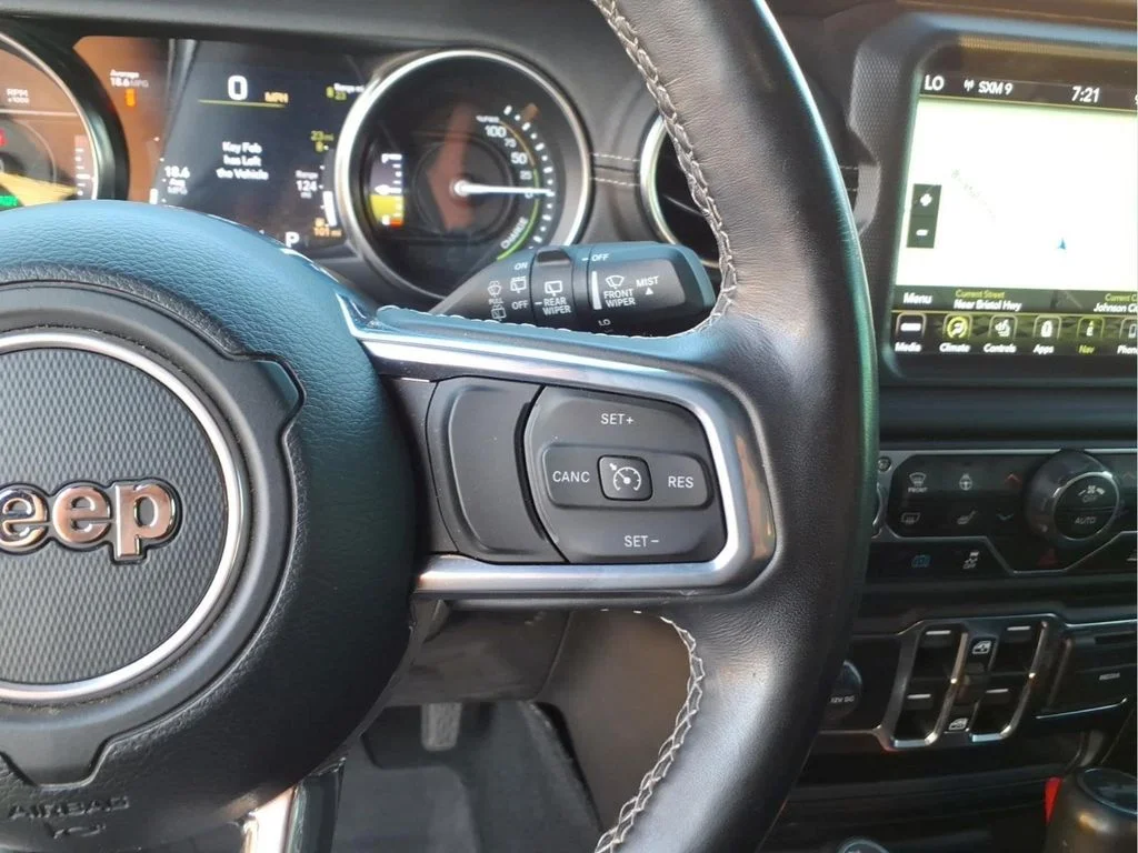 Used 2022 White Jeep Unlimited Sahara 4xe image 23