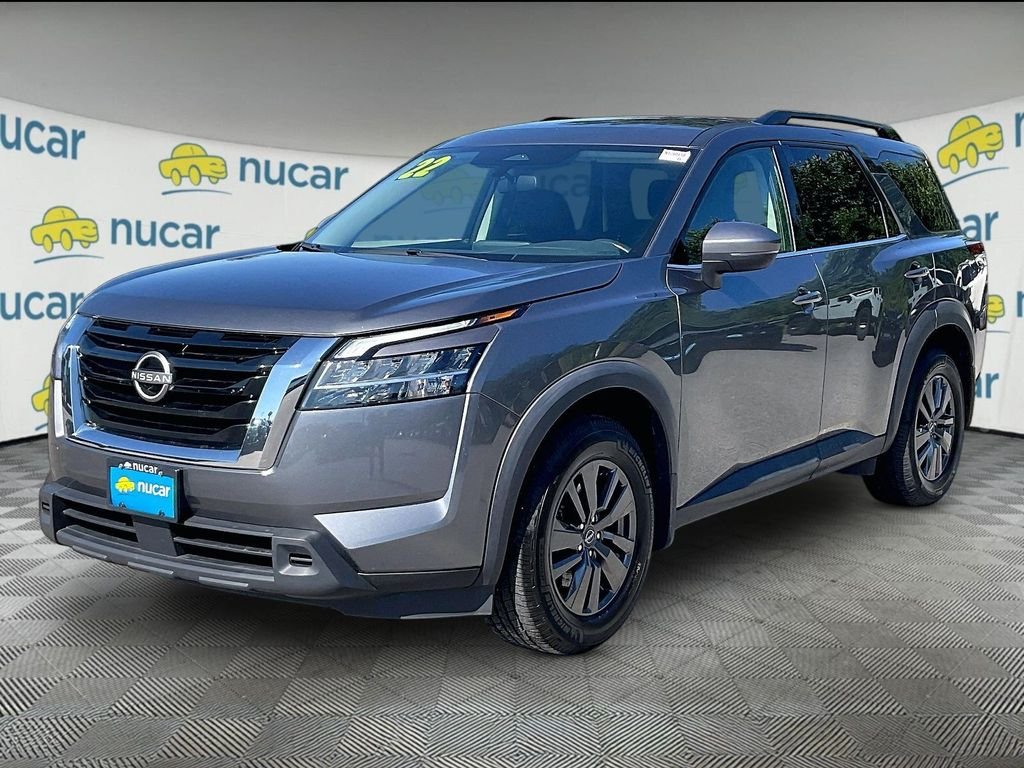 Used 2022 Gun Metallic Nissan SV image 3