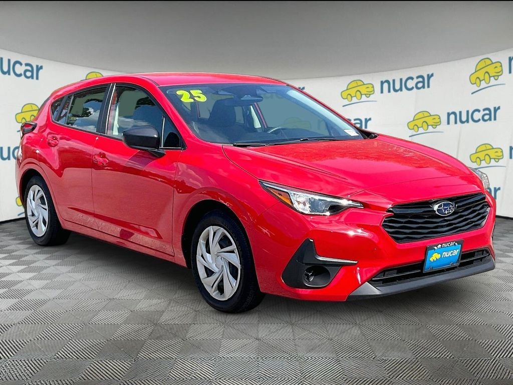 Used 2025 Pure Red Subaru Base image 1