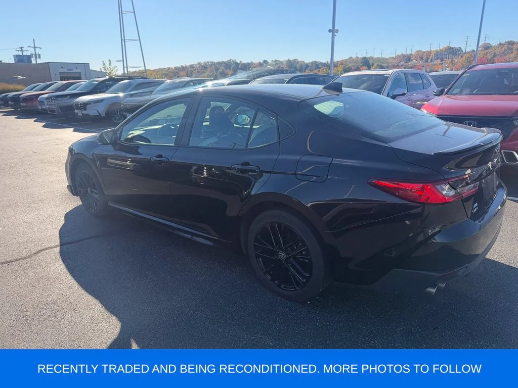 Used 2025 Midnight Black Metallic Toyota SE image 4