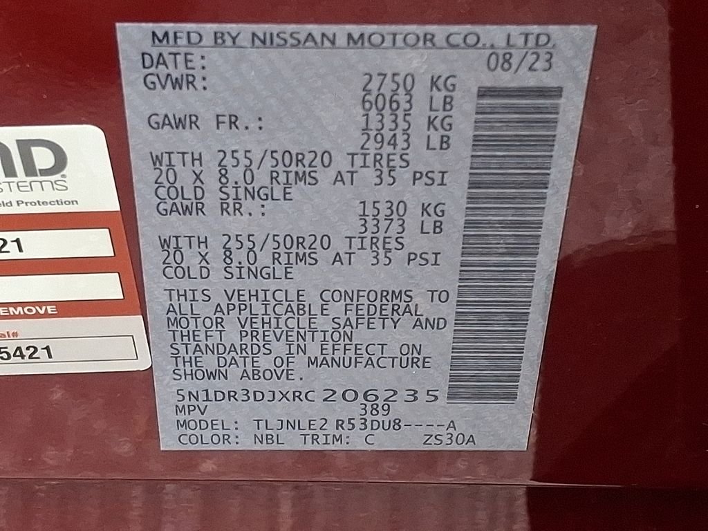 Used 2024 Red Nissan Platinum image 28