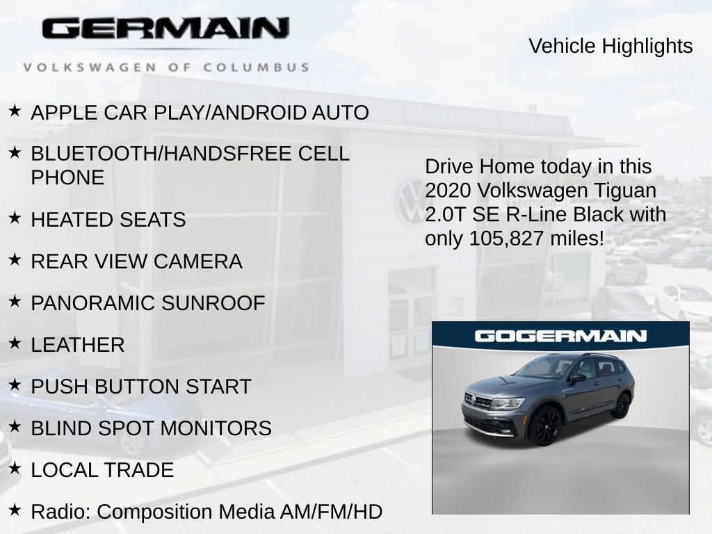 Used 2020 Gray Volkswagen 2.0T SE R-Line Black image 5