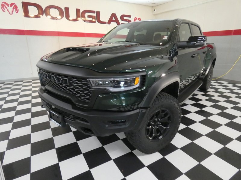 New 2026 Serrano-Green Metallic Exterior Paint RAM RHO 4x4 Crew Cab 5