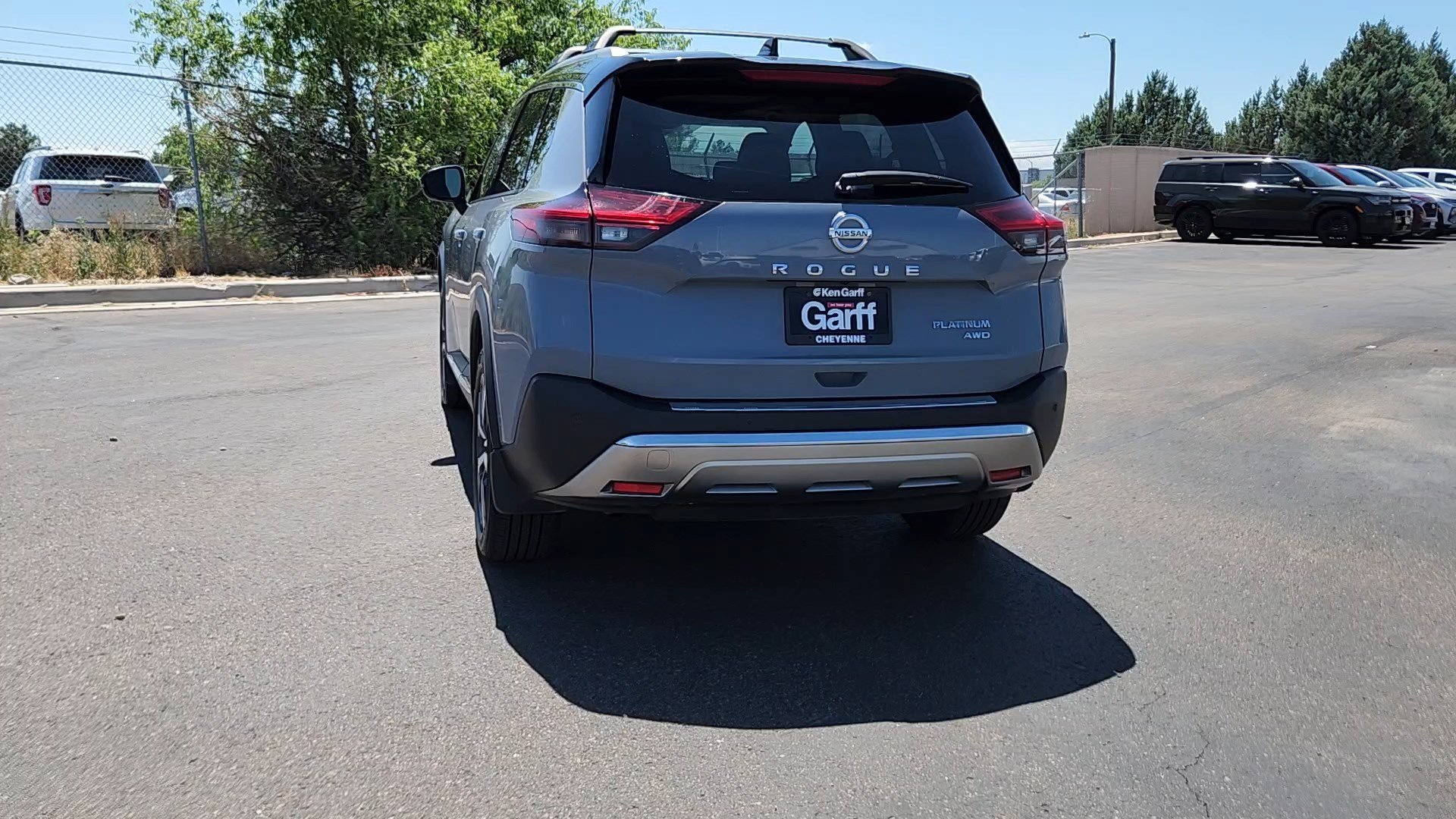Used 2021 Boulder Gray Pearl/Super Black Nissan Platinum image 3